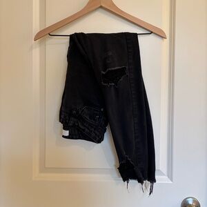 KanCan distressed black skinny jeans